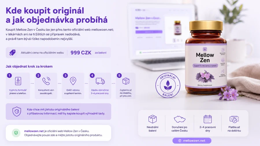 Mellow Zen — objednávka originálního balení na oficiálním webu