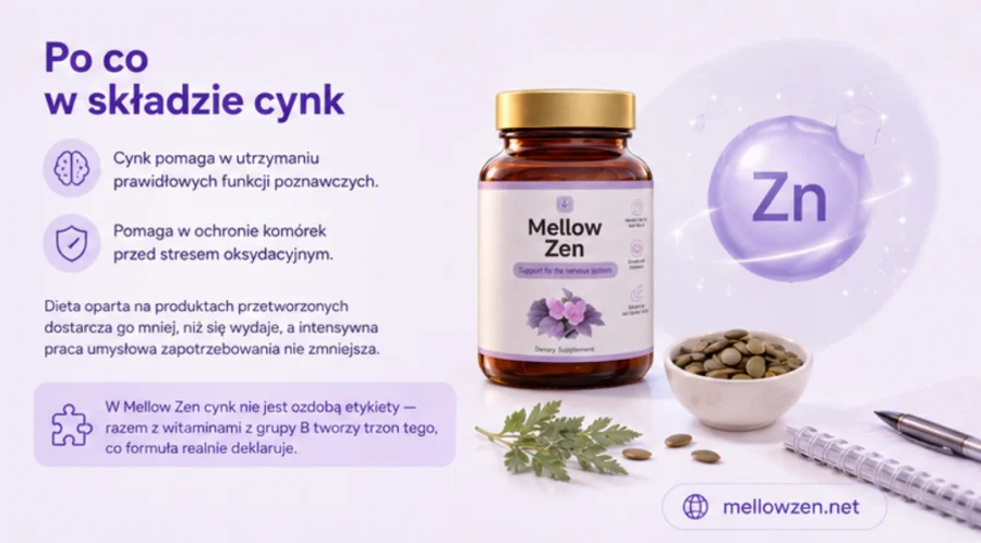 Mellow Zen — pravidelné užívání jedné kapsle denně