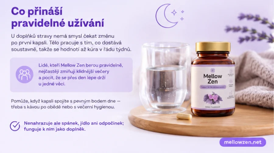 Mellow Zen — pravidelné užívání jedné kapsle denně